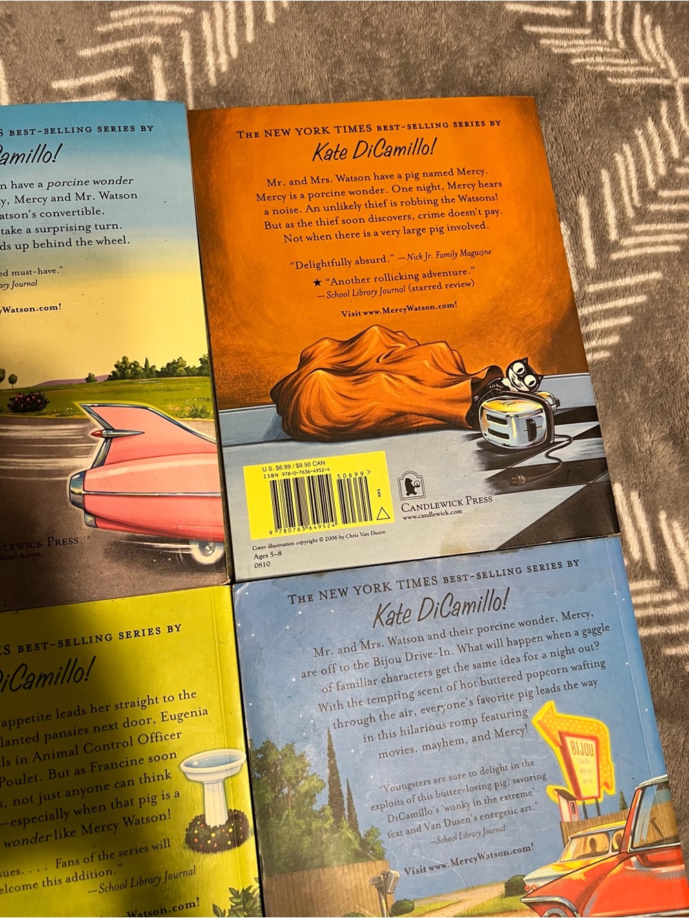 Mercy Watson Series by Kate DiCamillo 6 Piece Kids Book Lot Set Bundle - Picture 11 of 16